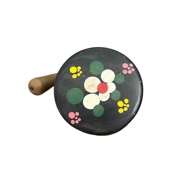 Vintage Kokeshi Nodders bobble heads Hanbok Korean Large Handpainted Handmade - Picture 6 of 6